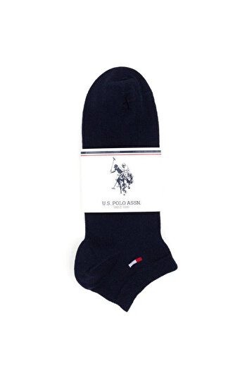 U.S. Polo Assn. 5’li Paket Çorap Lacivert - Regular Fit - Şık ve Rahat Tasarım (Erkek/Bayan)