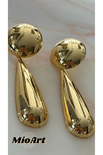 MioArt Gold Bombeli Küpe