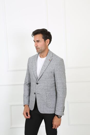 ACTUAL Blazer Slim Fit Blazer Single Jacket 7137 R3 Gray