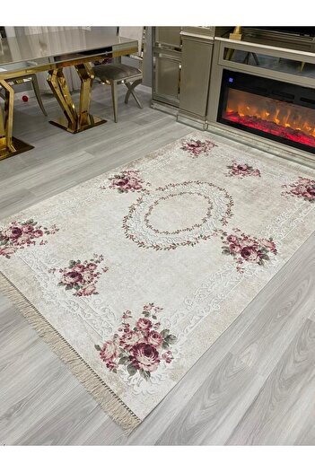 ALLGELSİN DİJİTAL BASKI YIKANABİLİR KAYMAZ TABAN HALI ALTI METRE KARE SALON OTURMA ODASI HALISI 200x300cm 6m2