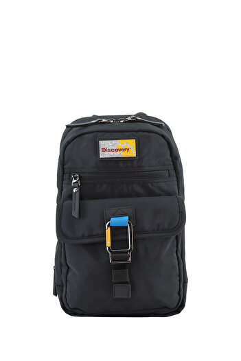 Discovery ICON Sling Bag 8L Black, Durable Lightweight Tablet Compartment Casual Shoulder Bag