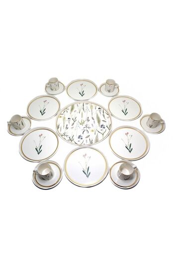 Porland Botanical Violet Patterned Presentation Set
