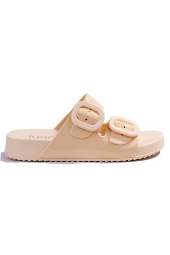 IGOR S10334 Habana Brillo - Beige Orthopedic Women's Slippers