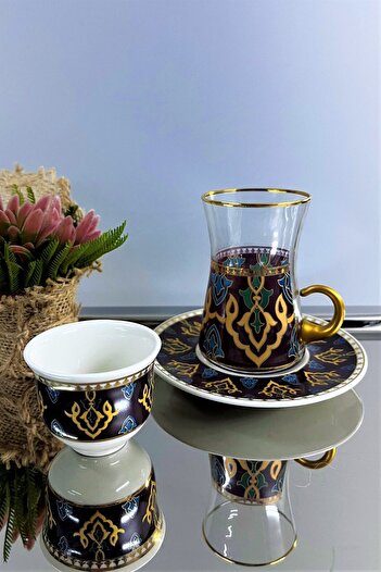 DECOSTYLE 18 Parça Çay ve Mırra Takım