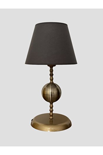 asellus Stylish Metal Globe Detailed Lampshade - Decorative Table Lamp for Living Spaces, Bedroom and Office