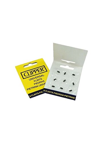 Clipper Benzinli Çakmak Ve Zippo Uyumlu Fitil - Çakmak Taşı 9'lu Set