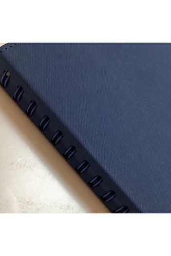 blume Acar Timex Soft Notebook 16 * 23.5 см 256 страници с линиран полуконфиденциален спирален тефтер, тъмносин