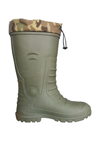 Moda Terlik Gezer Brand Khaki με θερμικές κάλτσες από καουτσούκ Hunter Fisherman Garden Work Field Αδιάβροχες ανδρικές ελαφριές μπότες