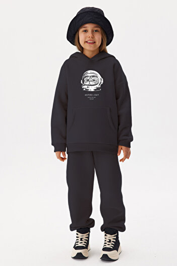 MYADA Premium Style New Season Cat Kids Tracksuit Set - Astoronaut 19296