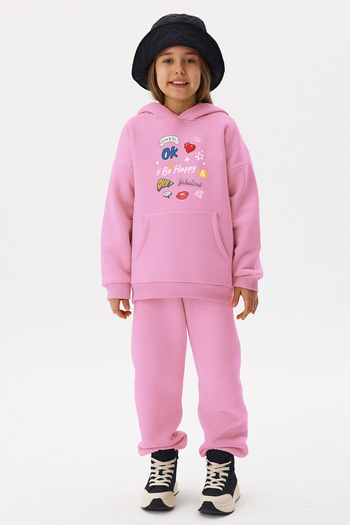 MYADA Be Happy New Season Premium Kids Tracksuit Set - 19296