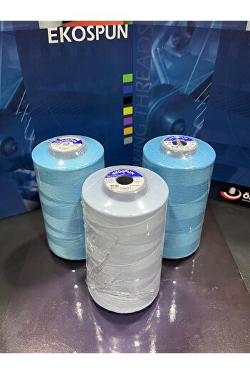 AYHANMAK Σετ 3 κλωστών ραπτικής 120 No 5000m Polyester Ekospun, Υψηλής αντοχής; , Υπερκαλλιέργεια;