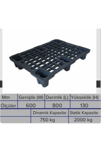 Aslan Ticaret 60*80 Cm Plastic Pallet