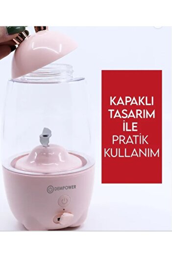 St Morritz Modern Tavşan Kulak Tasarımlı Meyve El Blenderı Usb Şarjlı Taşınabilir Karıştırıcı Shaker 50 Hz Yok