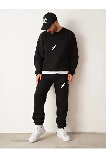 EFFRENATU Set de trening pentru îmbrăcăminte la modă Plus Size - Imprimat unisex
