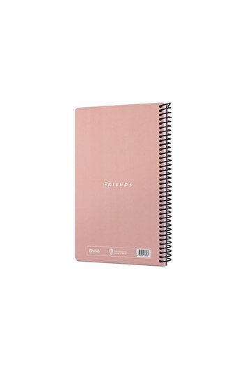 Mabbels 95 Sheets - Spiral and Pink Checked Notebook