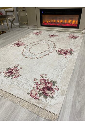ALLGELSİN DİJİTAL BASKI YIKANABİLİR KAYMAZ TABAN HALI ALTI METRE KARE SALON OTURMA ODASI HALISI 200x300cm 6m2