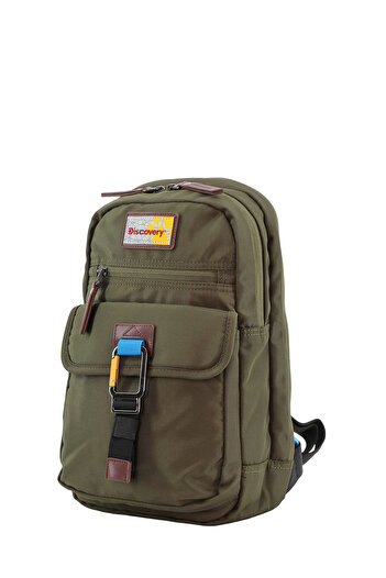 Discovery ICON Sling Bag 8L Khaki, Durable Lightweight Tablet Compartment Casual Shoulder Bag