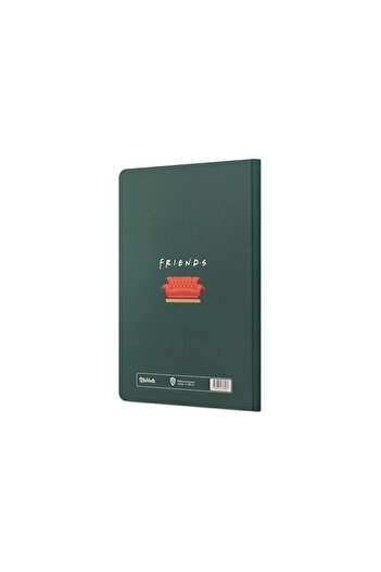 Mabbels Friends Central Perk Hard Cover Boutique Notebook cu linii verzi