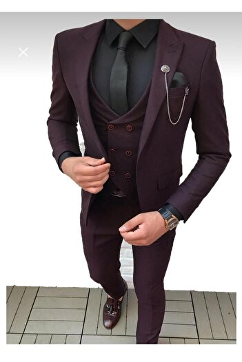 MASSARO Slimfit Vest Suit