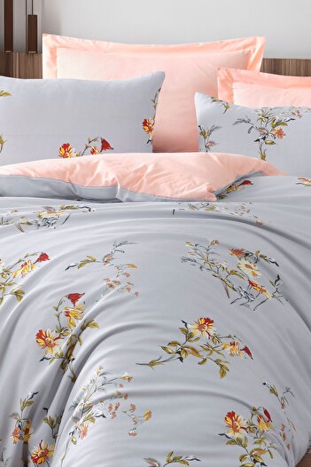 Enlora Home Kolay Ütülenir Nevresim Takımı Çift Kişilik Vintage