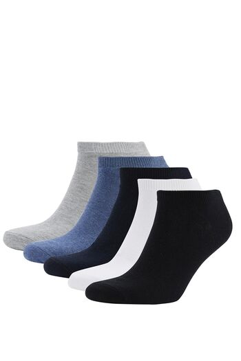 DeFacto Men's 5-Piece Booties Socks J6444Az21Wn