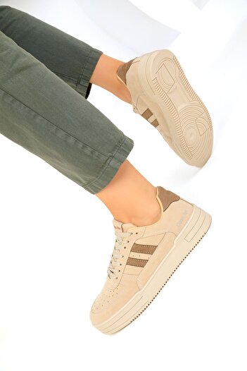 SOHO Bej-Kahve Unisex Sneaker 17105