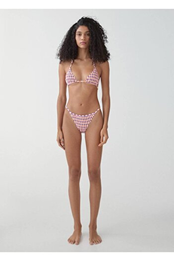 MANGO Woman Patterned Bikini Top