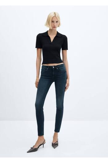 MANGO Woman Vékony push-up farmernadrág