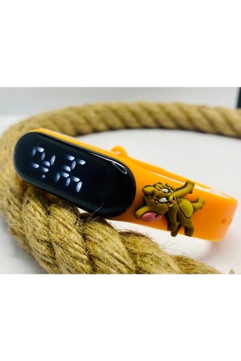 m melisa hediyelik Cute Designed Jerry Model Waterproof Unisex Children's Wristwatch Mls-450
