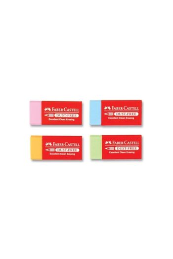 Faber Castell Faber Dust-Free Eraser Colorful 24-Pack 187125