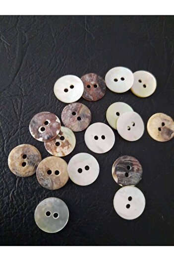 İMREN AKSESUAR Button Genuine Mother of Pearl 13 Mm 1 Quality 20 Pieces