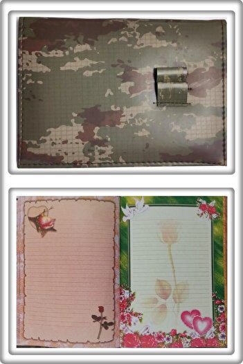 TAN EXPRESS Military Camouflage Memory Book A5 14.5x20 Cm120 Sheets with Pen Holder