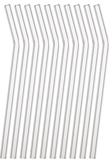 CAMBURADA CAMGEN Glass Pipette 7*200 mm Curved Transparent 10 Pieces