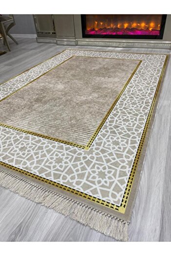 ALLGELSİN DİJİTAL BASKI YIKANABİLİR KAYMAZ TABAN HALI ALTI METRE KARE SALON OTURMA ODASI HALISI 200x300cm 6m2