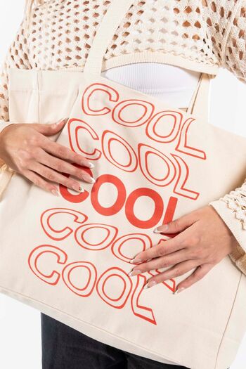 The Lycos Cool" Canvas Tote Shoulder and Beach Bag