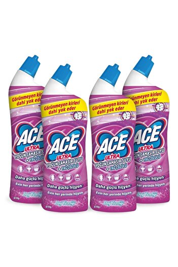 ACE Ultra Yoğun Kıvamlı Çamaşır Suyu Dağ Tazeliği 810 Gram X 4 Adet