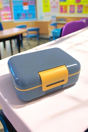 Kavi Entegre Plastik Lunch Box with 5 Compartments and 2 Layers Lock Lid