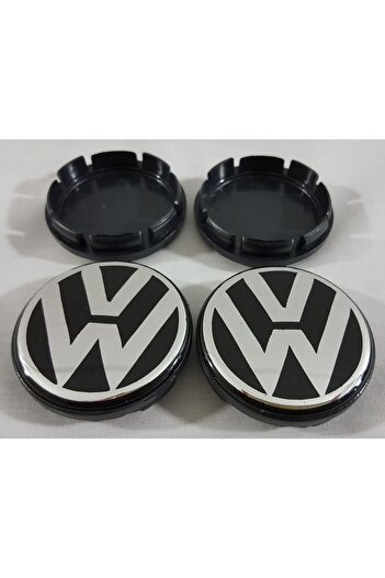 Genel Markalar Volkswagen Jant Göbeği 4 Adet , Volkswagen Jant Kapağı 58/55mm Vw Jant Göbeği