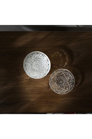 Paşabahçe Cut Eye Pattern Tea Plate