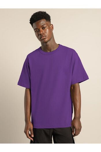 DEEPSENCE Unisex Oversize Basic Purple Color T-shirt