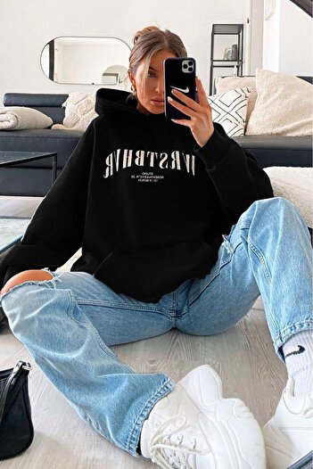 BENROMA Μπλούζα Unisex Oversize Wrst με γκρι στάμπα