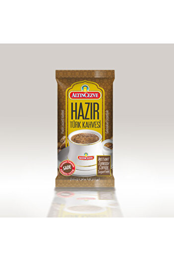 Altıncezve Hazır Türk Kahvesi Sade (ŞEKERSİZ) 20' Li Paket (20 ADET X 7 GR)