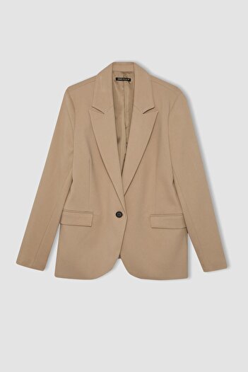 DeFacto B0490ax23au Model - Oversize Blazer Jacket