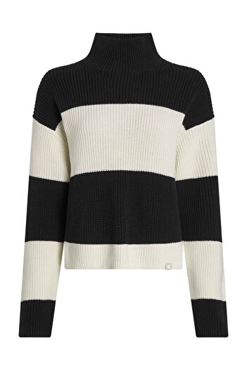 Calvin Klein High Neck Chunky Loose Sweater