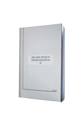 GÜRMAT Negotiation Decision Book 40 Sheets Numbered