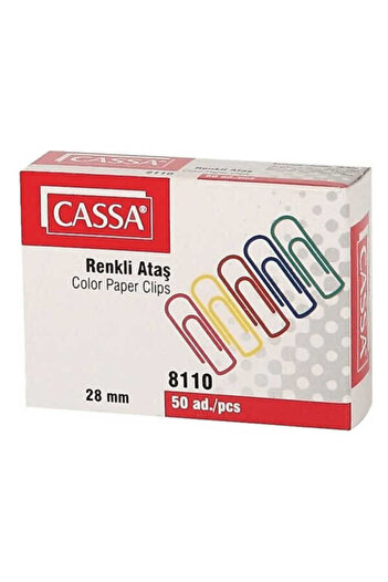 Cassa Πολύχρωμο συνδετήρα 28 mm Κωδικός8110