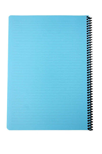 Mynote Flex A4 72 Sheets Lined Spiral Plastic Cover Notebook Pastel