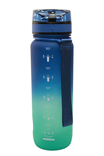 HOBİMOBİ Uzspace 3053-4 Blue - Green Trıtan Flask 800 ml