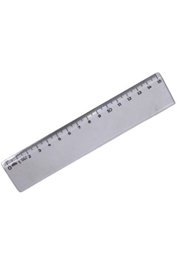 HATAS 15 Cm Width 0140 Model Plastic Student Ruler