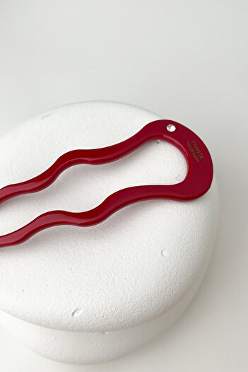Modex Handmade Single Stone Bone Hair Clip for France - 11 Cm